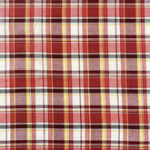 Madras Plaid Wine-Color—Multi-Purpose Soft Cotton Fabric—100% Cotton—44/45 inches" Wide—Sold by the Yard